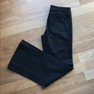 Club Monaco Black Wide Leg Jeans